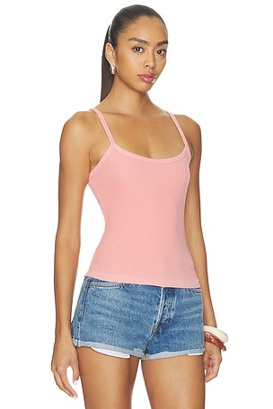 COTTON CITIZEN The Verona Spaghetti Tank in Pink