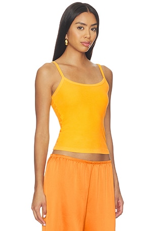 COTTON CITIZEN The Verona Spaghetti Tank in Yellow