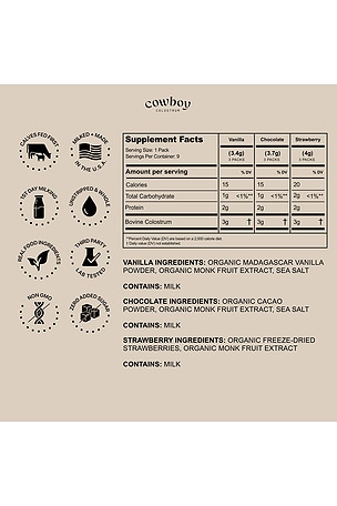 Cowboy Colostrum Variety Stick Packs 9ct in Beauty: NA