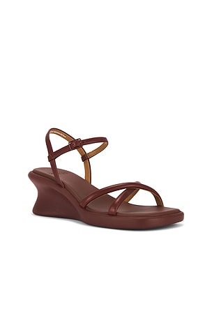 Camper Louise Sandal in Burgundy