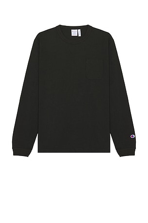 USA Long Sleeve Pocket Tee Champion