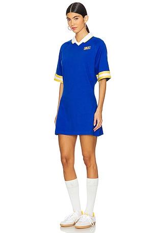 Champion X Guizio Waisted Jersey Dress in Royal