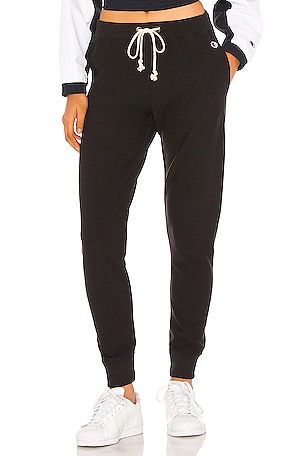 Champion Rib Cuff Pants in Black REVOLVE