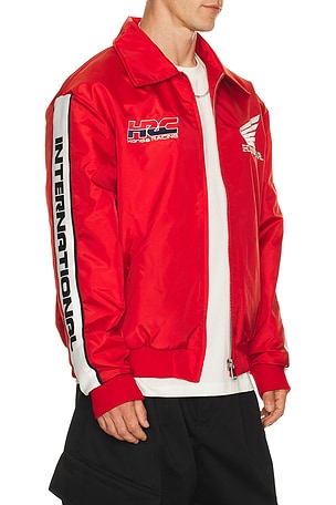 CPTN Apparel Crew Chief Jacket in Red