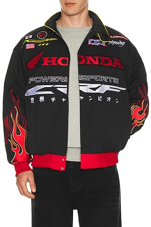 CPTN Apparel Daytona Jacket in Black