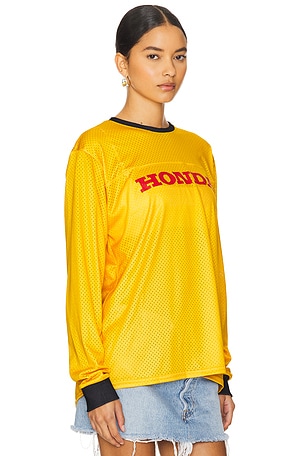 CPTN Apparel x Honda Race Jersey in Yellow