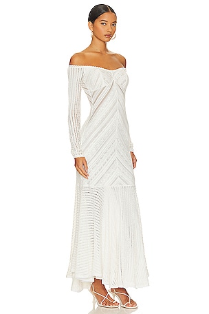 Charo Ruiz Ibiza Souley Long Dress in White