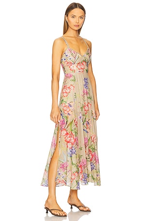 Charo Ruiz Ibiza ROBE MAXI IRASO en Beige