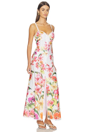 Charo Ruiz Ibiza ROBE MAXI SOLARA en Blanc