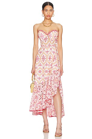 charo ruiz pink and orange dress Charo Ruiz  Tagged "one-shoulder"  Retrofete