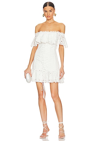 Minkpink bella bloom frill hotsell mini dress