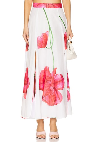 Charo Ruiz Ibiza Ventine Long Skirt in White