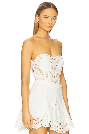 Charo Ruiz Ibiza top Kai en Blanc