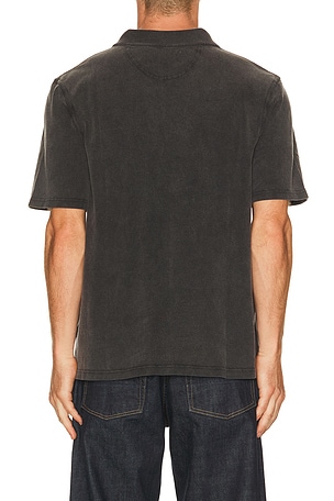 Corridor Pique Polo in Black