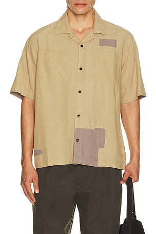 Patchwork Short Sleeve Shirt Corridor