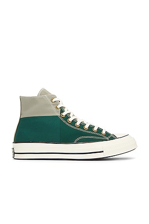 Converse Chuck 70 Colorblocked in Light Field Surplus Midnight Clover Egret REVOLVE