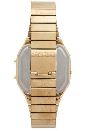Casio AQ240 Series Watch in Metallic Gold