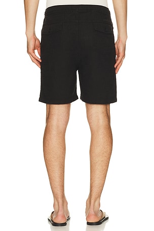 Critical Slide Cruiser Linen Walkshort in Black