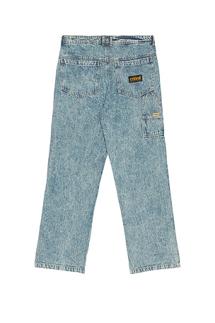 Critical Slide Peaty 5 Pocket Pant in Blue. Size 36. Also