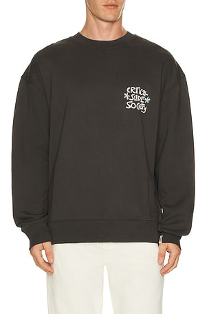 Critical Slide Very Nice Crew Sweatshirt in Grey