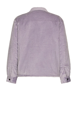 Critical Slide Zipped Overshirt in Purple. Size S. Also