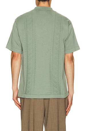 Critical Slide Trader Knit Shirt in Green
