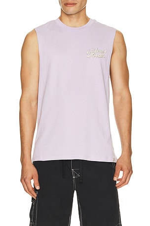 Critical Slide Electric Muscle Tank in Purple