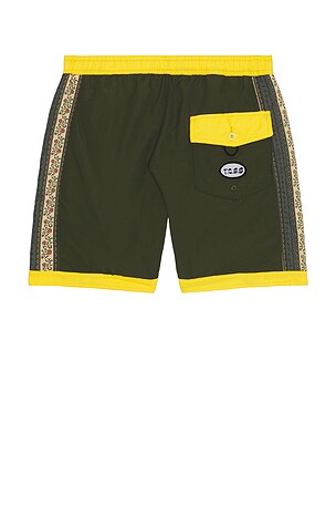 Critical Slide Mendoza 16 Mixed Tape Boardshort in Army. Size 34. Also