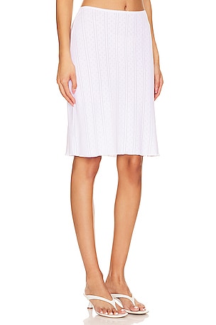 Cou Cou Intimates The Pointelle Skirt in White