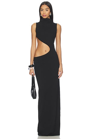 Cut Out Maxi Dress Cha The Label