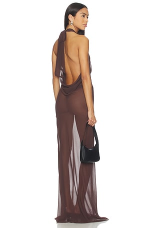 Halterneck Maxi Dress Cha The Label