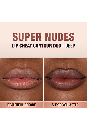 Charlotte Tilbury Supernudes Lip Cheat Duo in Deep