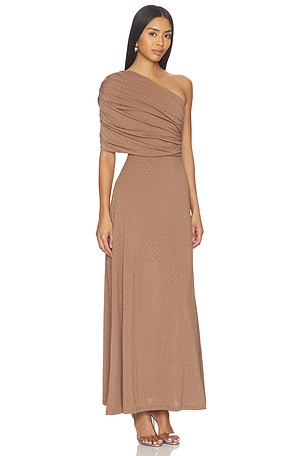 Curaae by Elliatt Gizelle Maxi Dress in Brown. Size M. Also