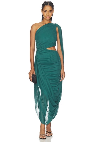 Cleo One Shoulder Midi Dress Curaae by Elliatt