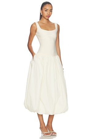 Curaae by Elliatt Delia Midi Dress in Cream