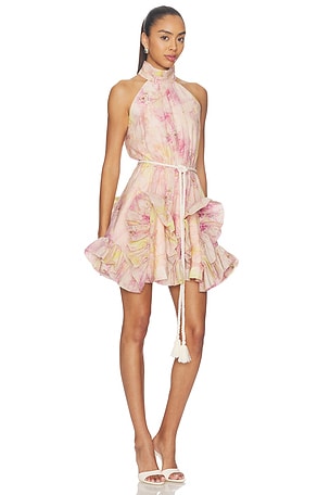 Curaae by Elliatt Thea Ruffle Mini Dress in Multi