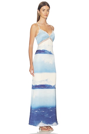 Curaae by Elliatt Eska Cami Slip Dress in Blue