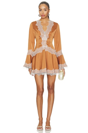 Shontelle Ruffle Mini Dress Curaae by Elliatt