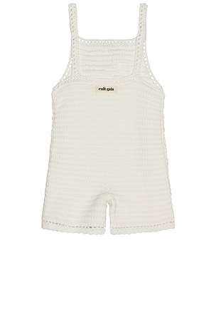 Cult Gaia Kids Shah Romper in Ivory