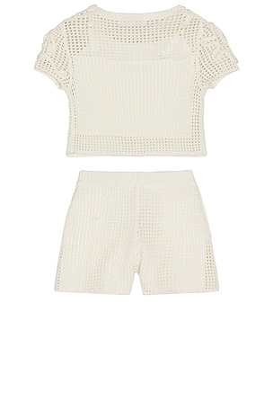 Cult Gaia Kids Ileana Set in Ivory