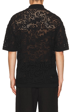 Cult Gaia Bohol Shirt in Black