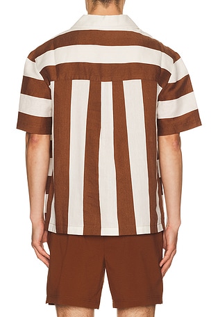 Cult Gaia Leonardo Top in Brown,Cream