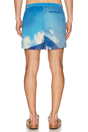 Cult Gaia Morfeo Swim Short in Blue