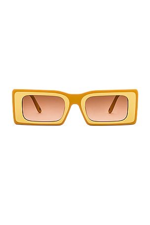 Cult Gaia Hera Sunglasses in Canary | REVOLVE display picture 2