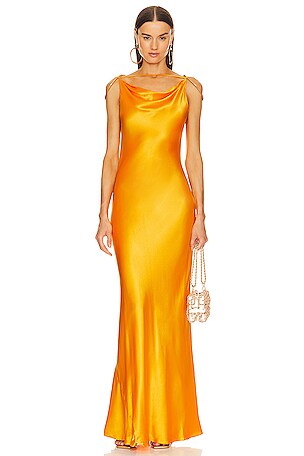 Cult Gaia Azelia Gown in Marigold | REVOLVE Cult Gaia Azelia Gown in Marigold | REVOLVE