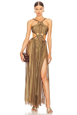 House of shop harlow gold dress