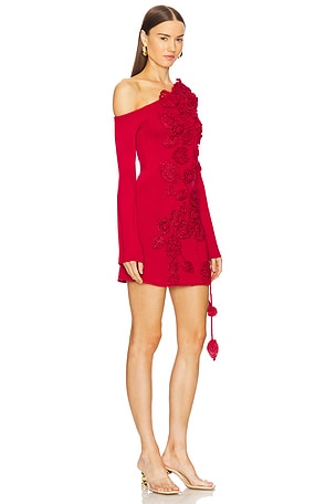 Cult Gaia Kaela Knit Dress in Red