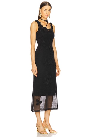 Cult Gaia Pemma Knit Dress in Black