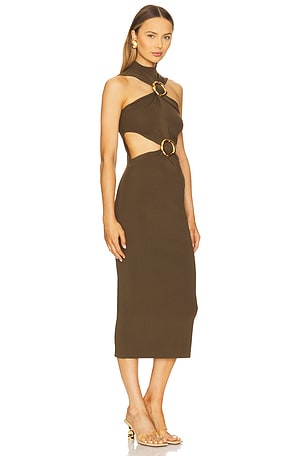 Cult Gaia Ambar Knit Dress in Green