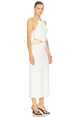 Cult Gaia Jena Knit Dress in Ivory
